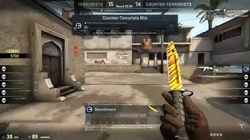 [CS:GO] 1V4 Clutch on Dust II