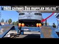 2020 camaro 2ss muffler delete sounds amazing!!! Best Exhaust