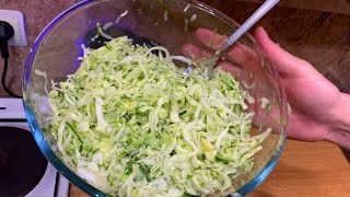 Простой салат из капусты! ОЧЕНЬ ВКУСНЫЙ и простой рецепт!, витаминный салат