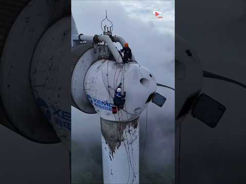 على ارتفاع شاهق استبدال ختم توربين الرياح