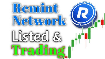 Remint Network $RMT Listed & Trading Live || Update on Withdrawal.