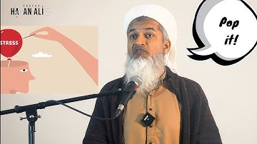Pop the Stress, Sin, & Worldly desires out of your heart and mind | Shaykh Hasan Ali #stress #sin