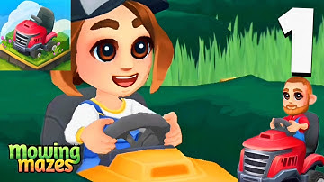 Mowing Mazes - Full Gameplay Walkthrough Parte 1 (iOS, Android)