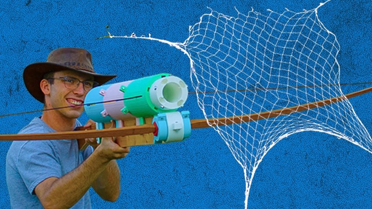 I Made The World's First Crossbow Net Gun