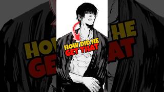 How did Toji get his iconic scar in jujutsu kaisen series. #anime #jujutsukaisen