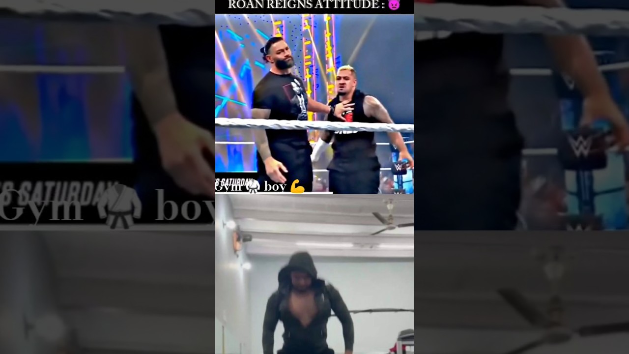 Roman Reigns and gym boy 🥋💪