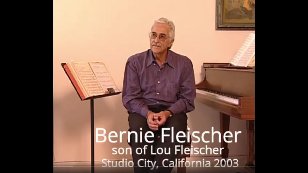 Bernie Fleischer on Disney - YouTube