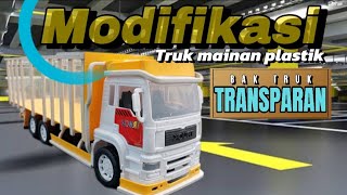 modifikasi truk mainan bak transparan #modified #trukoleng