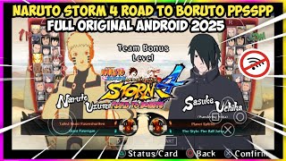 Game Naruto Ultimate Ninja Storm 4 PPSSPP Offline Ukuran Kecil Terbaru 2025 Android