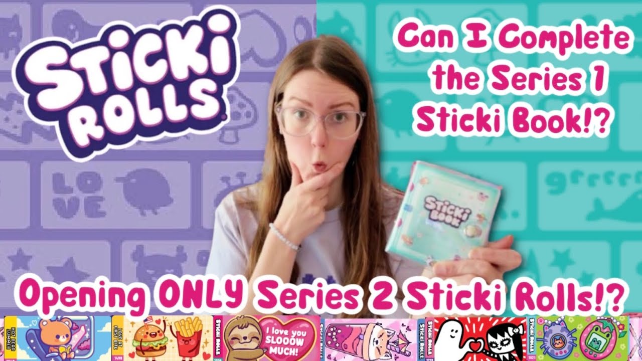 Can I complete a Series 1 Sticki Book with ONLY Series 2 Sticki Rolls?