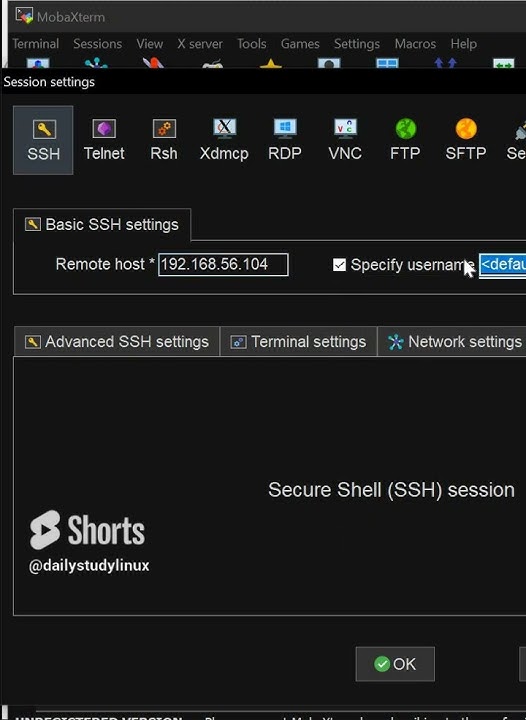 how to ssh to a Linux machine using mobaxterm | Daily study shorts