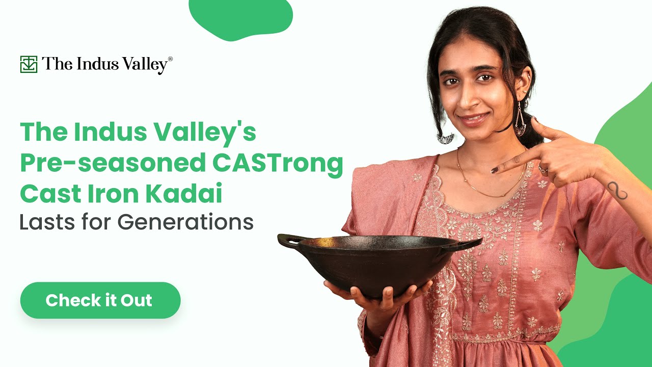 The Indus Valley's Pre-seasoned 𝐂𝐀𝐒𝐓𝐫𝐨𝐧𝐠 𝐂𝐚𝐬𝐭 𝐈𝐫𝐨𝐧 𝐊𝐚𝐝𝐚𝐢 | Lasts for Generations