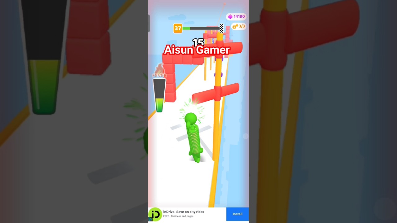 Merging color Rings, long neck Run, Aisun Gamer