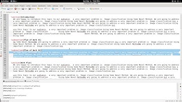 Quick Introduction to Latex