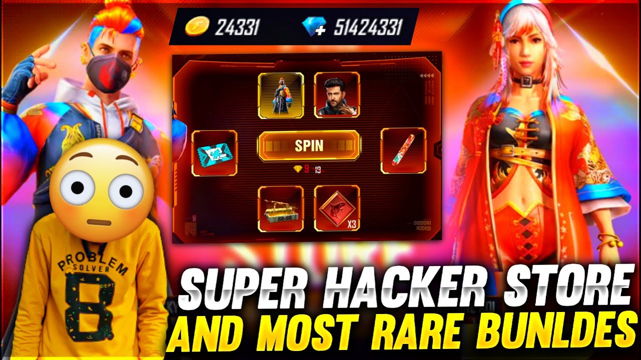 SUPER HACKER 😍STORE | MOST RARE BUNLES IN GARENA FREE FIRE