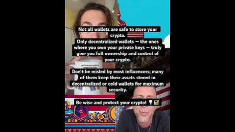 Be wise and secure your assets in a decentralized wallet connected to Web 3.0