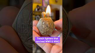 Collection Of Trench Lighters That Survived Ww1 & Ww2