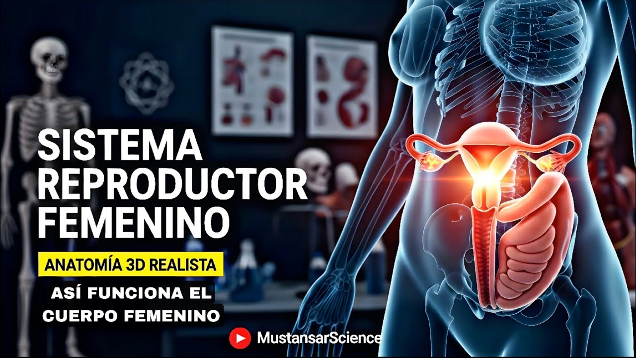 Qué Pasa Dentro del Útero? 🤯Sistema Reproductor Femenino en 3D | Anatomía Femenina en 3D