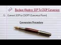 L11 BCA 2nd Sem MGKVP | Digital Electronics | SOP to CSOP Conversion Explained
