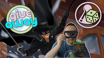 Unboxing and Give-Away of The Zorro Dice Game