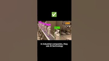 🔎 Visual quality inspection done by AI #ai  #chatgpt #robotics #iot