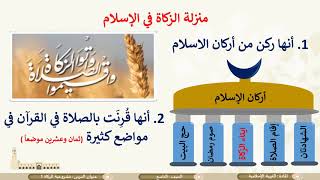 الصف التاسع   التربية الإسلامية   مشروعية الزكاة وأحكامها ج1