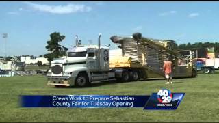 Sebastian county fair prep day