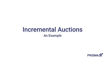 Incremental Auction: An Example