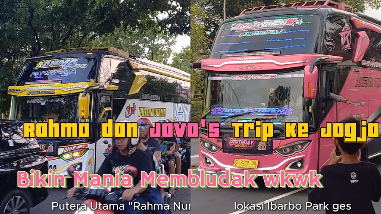 Bus Java's Queen RAHMA dan JAVA'S QUEEN Bikin Heboh Jogja | Hunting Bus di Tempat Wisata ...