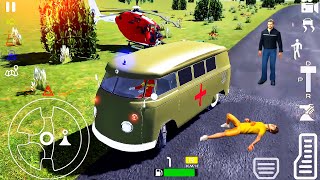 Ambulance Rescue Van Driver Simulator 2021 - Minibus Car Emergency Driving - Android GamePlay #2 screenshot 2