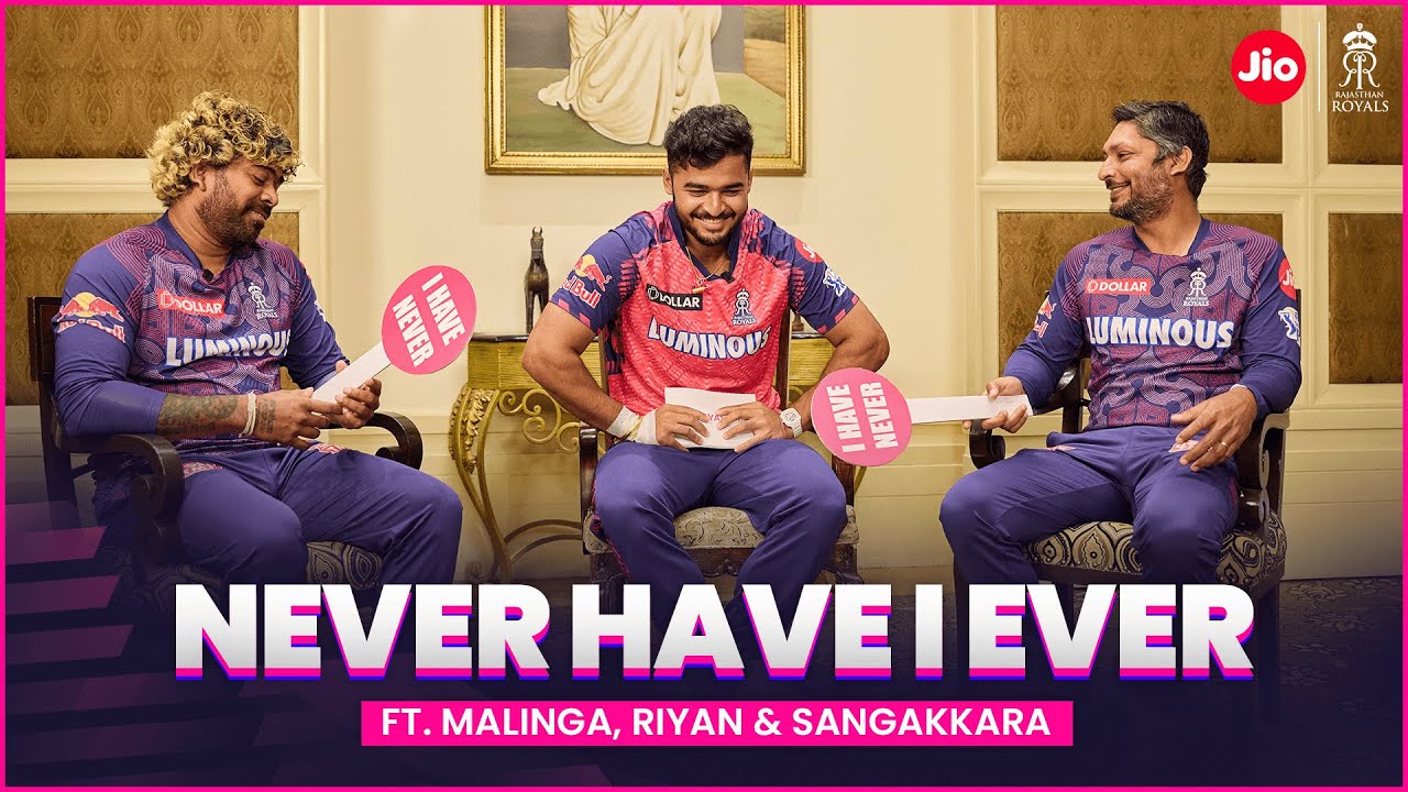 «Никогда не я» с Рияном, Сангой и Малингой | Beyond Cricket | Rajasthan Royals
