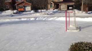 How to build an outdoor rink without a liner !!