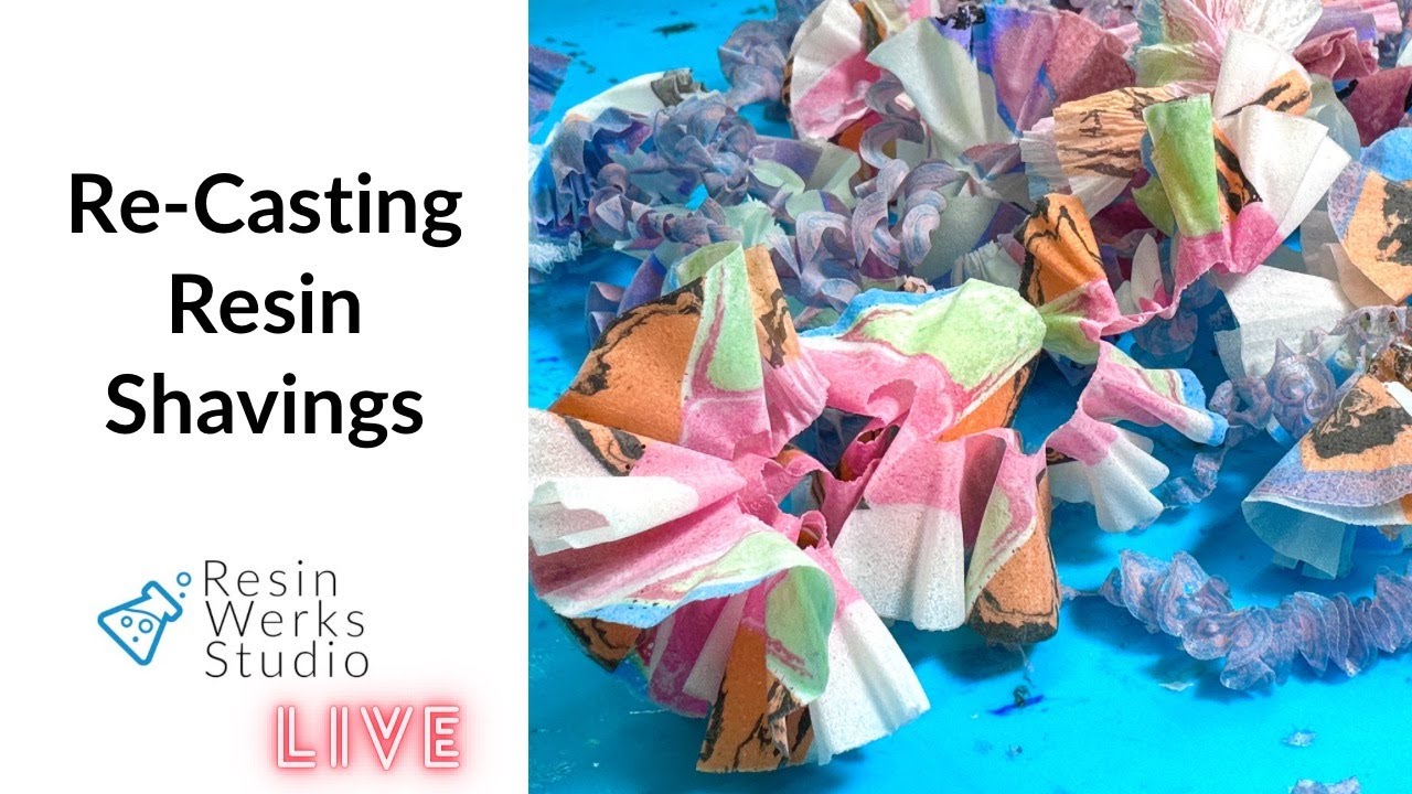 🔴Replay ReCasting Resin Shavings to Make Turning Blanks Episode 259