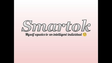 Conlang Showcase | Smartok