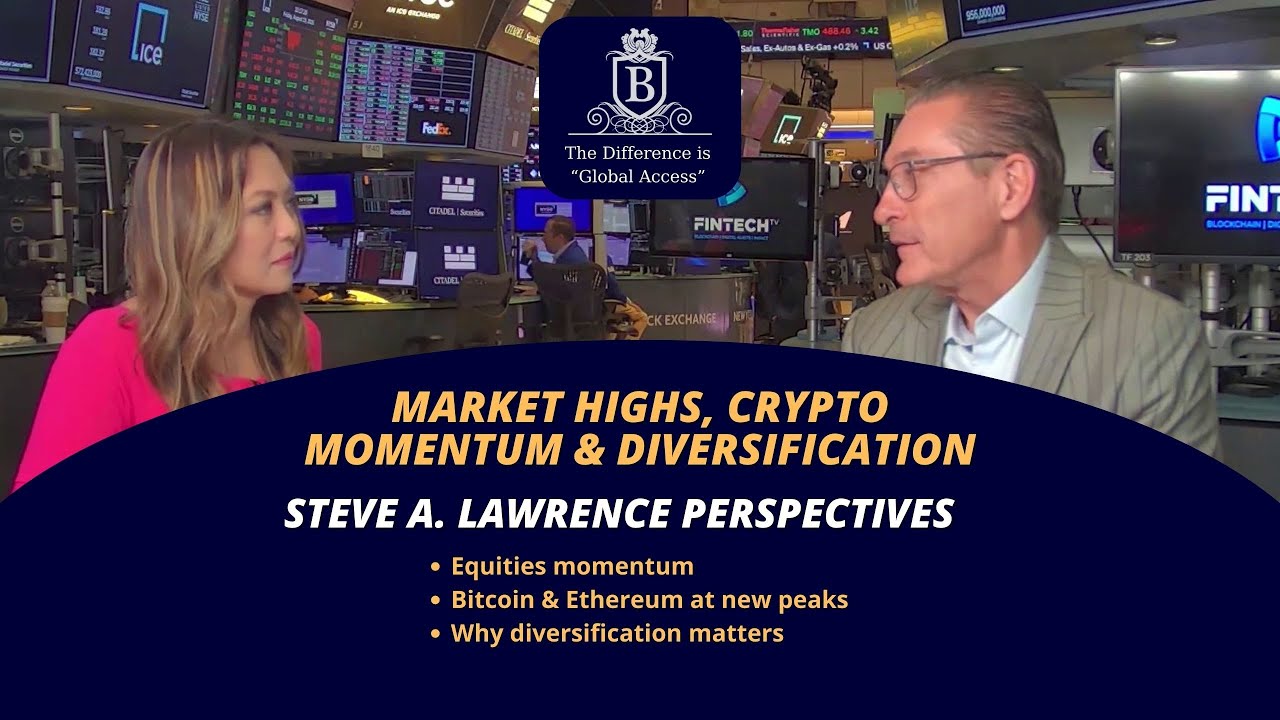 Markets at Record Highs & Crypto Surging — Steve Lawrence on Strategy from the NYSE