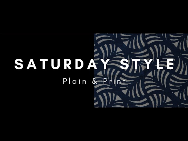 Saturday Style: Plain & Print