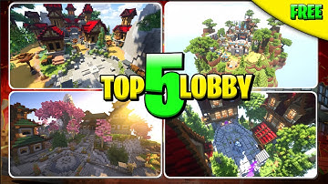 Top 5 Minecraft Lobby | Best 5 Free Lobby Download | Minecraft Free Lobby | 2024