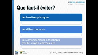 Capsule 19 - Rencontres oratoires : Posture à éviter