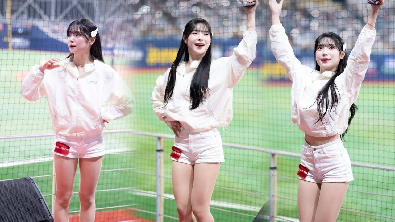 롯데자이언츠 이하은 치어리더 #3 260410 4k - YouTube