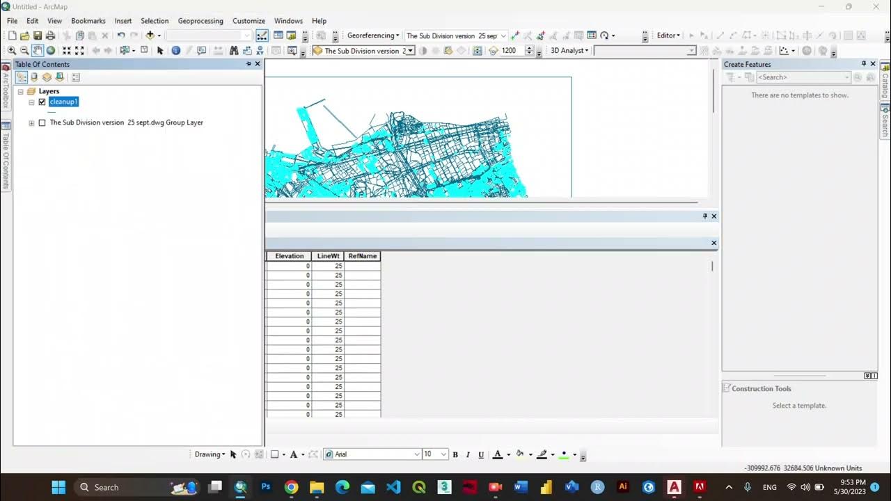 How to clean AutoCAD layer on ArcMap YouTube