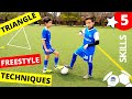 Freestyle soccer skills to improve ball control dribbling and creativity 