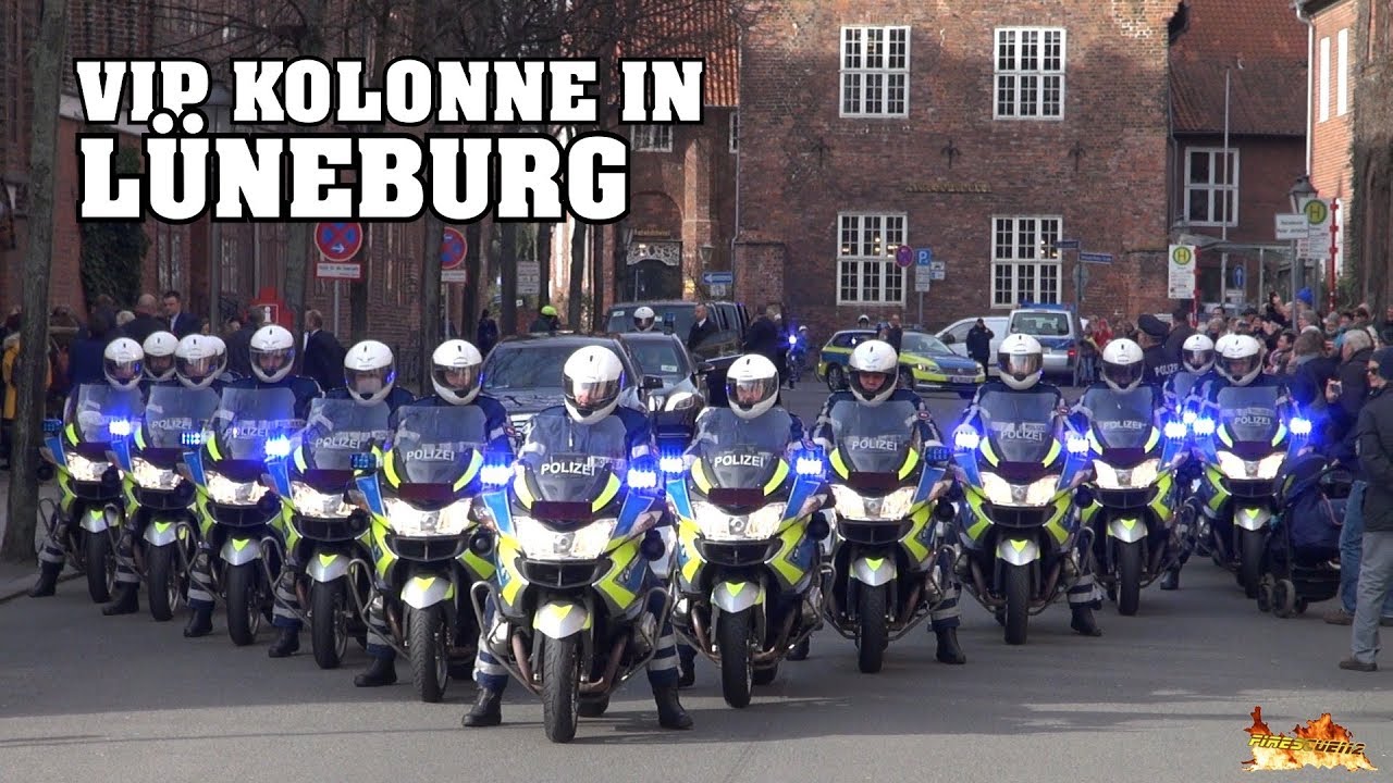 [VIP-ESKORTE STAATSPRÄSIDENT] Einsatz für hohen Staatsbesuch aus Lettland in Hansestadt Lüneburg