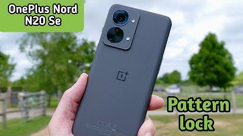 How To Set Pattern Lock In Oneplus Nord N20 Se,Oneplus Nord N20 Se Mein Pattern Lock