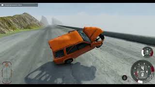 BeamNG drive СПУСК ПО ДОРОГЕ а дорога не обычная смотри что б узнать !!!!