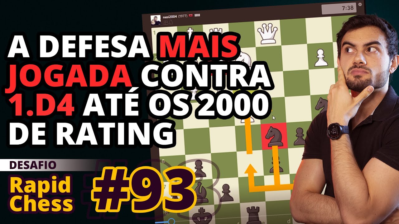 A melhor defesa de pretas contra 1.e4! 