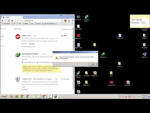 Internet Download Manager - Chrome üzerinden çalışmıyor - Videoları Görmüyor