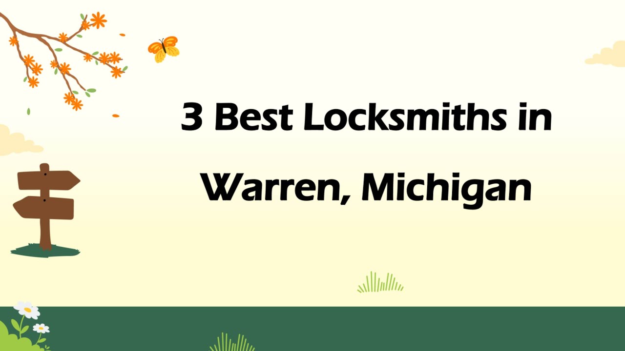 3 лучших слесаря ​​в Уоррене, Мичиган | Услуги слесаря