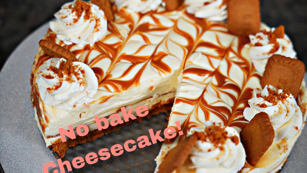 No bake Biscoff cheesecake! - Kimmy's Kreations
