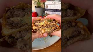 Rice Paper Cheeseburger Wellington