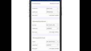 Covid 19 Risk Assessment for SAP Notifications and Work Orders with Innovapptive screenshot 2